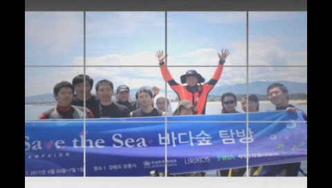 Save the Sea 캠페인 행사 동영상 자료